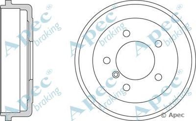 APEC BRAKING drm9507 -  Тормозной барабан